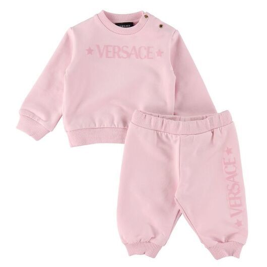Versace Sweatshirt - Baby Pink m. Logo