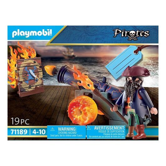 Playmobil Pirates - Pirat med kanon - 71189 - 19 Delar