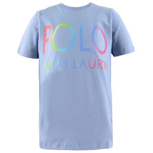 Polo Ralph Lauren T-shirt - Next Generation - Blå m. Flerfärgad