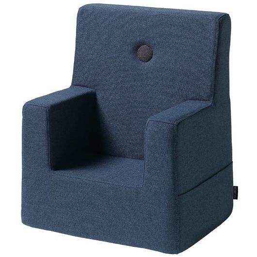 by KlipKlap Fåtölj - Kids Chair - Dark Blue/Black