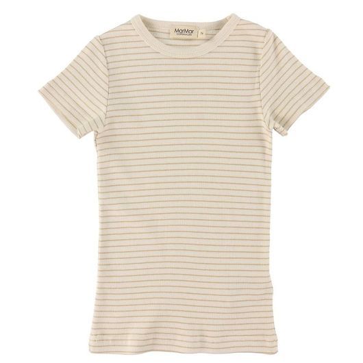 MarMar T-shirt - Tago - Rib - Hay Stripe