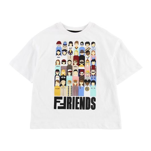 Fendi Kids T-shirt - Vit m. Fendi Family