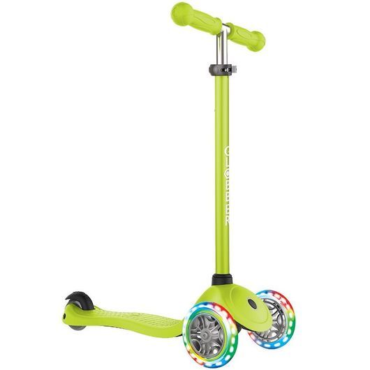 Globber Sparkcykel - Primo Lights - Lime Green