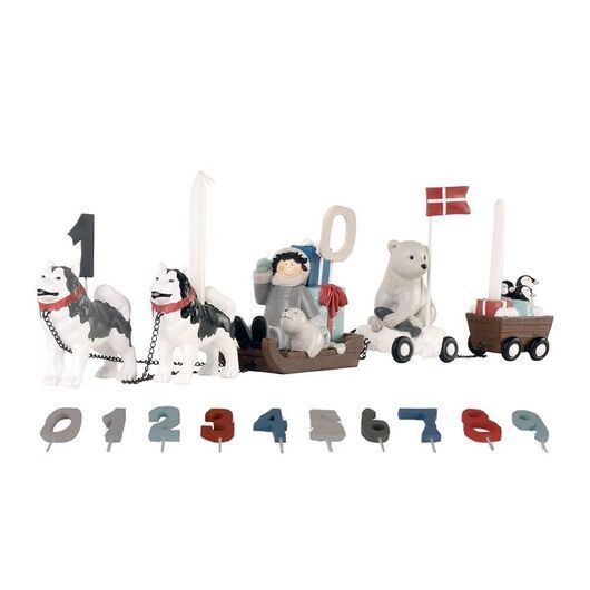 Kids by Friis Födelsedagståg - 45 cm - Hundsläde