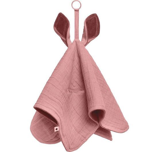 Bibs Snuttefilt - 40x40 cm - Känguru - Dusty Pink/Baby Pink